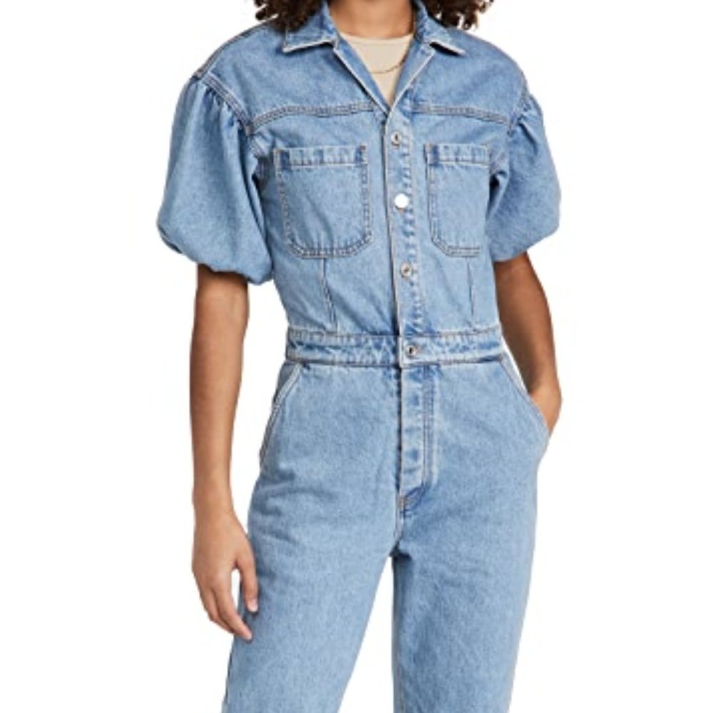 Scotch & Soda Washed Denim Jumpsuit